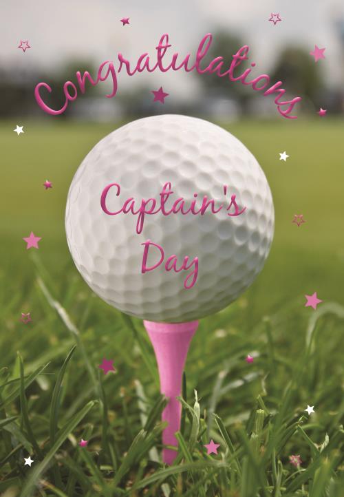 ICG Congratulations Golf Captains Day Female Card*