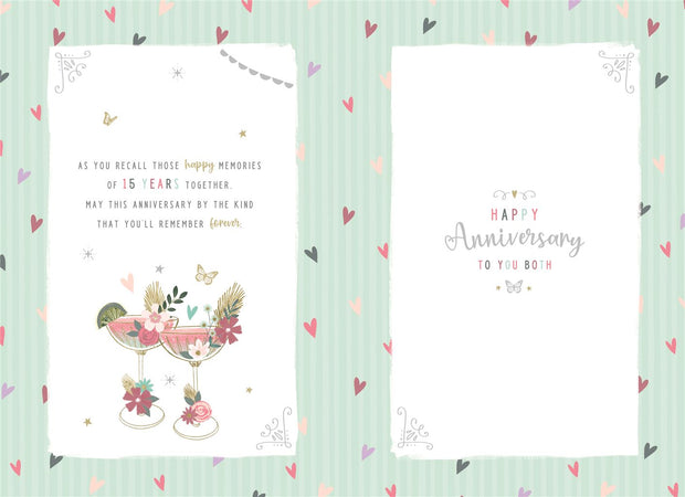 ICG Crystal 15th Anniversary Card*