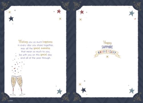 ICG Your Sapphire Anniversary Card*