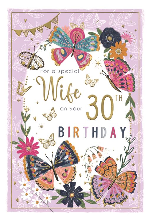 ICG Wife 30th Birthday Card*