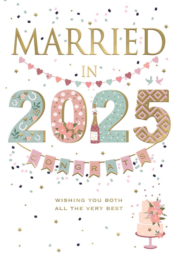 ICG Married in 2025 Wedding Card*
