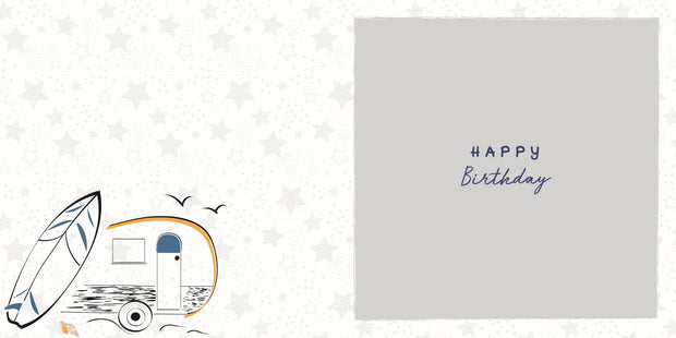 ICG Surfing Birthday Card*