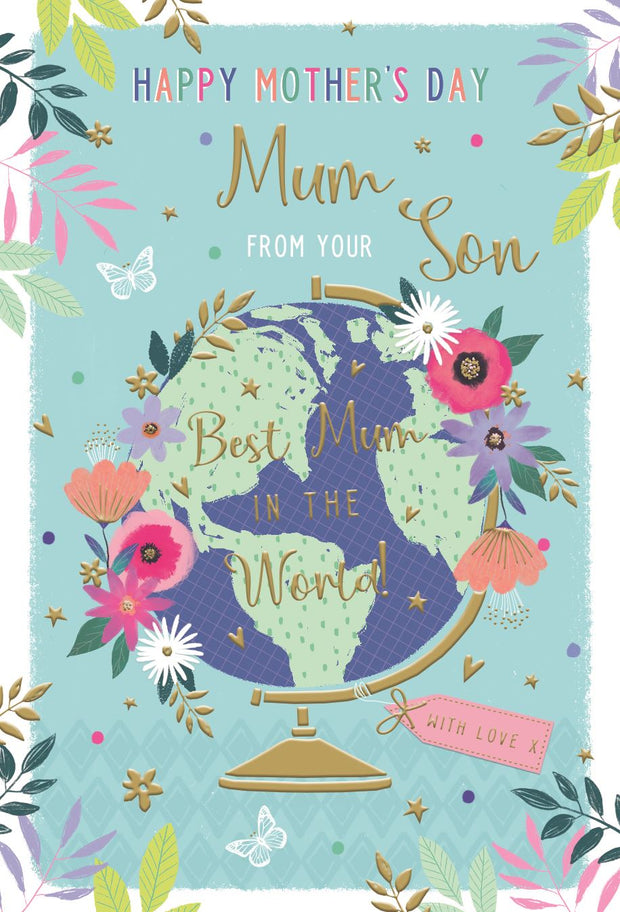 ICG Mum From Your Son Mother's Day Card