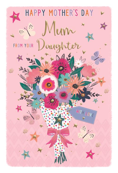 ICG Mum From Your Daughter Mother's Day Card