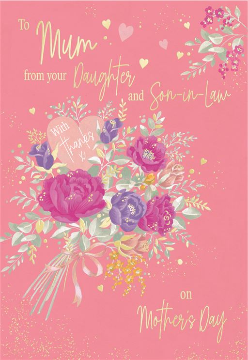 ICG Mum From Your Daughter & Son in Law Mother's Day Card