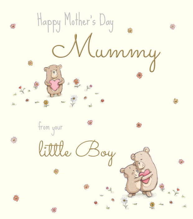 ICG Mummy From Your Little Boy Mother's Day Card