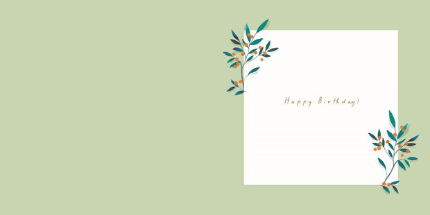 ICG Tropical Palms Birthday Card*