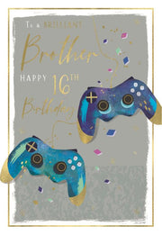 ICG Brother 16th Birthday Card