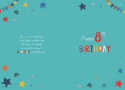 ICG Grandson 8th Birthday Card