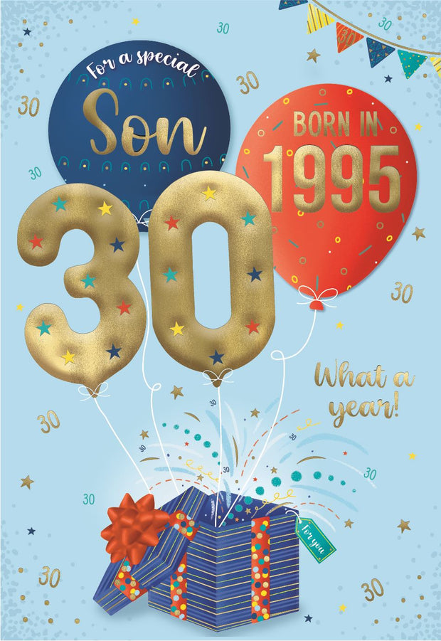 ICG Son 30th Birthday Born in 1995 Card