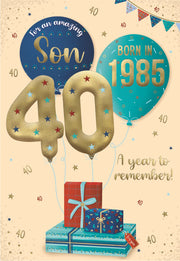 ICG Son 40th Birthday Born in 1985 Card