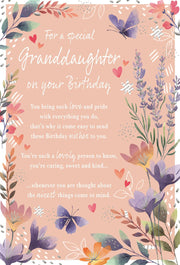 ICG Granddaughter Birthday Card*