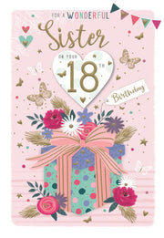 ICG Sister 18th Birthday Card