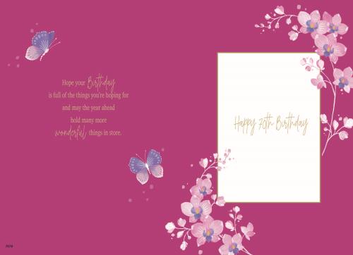 ICG Sister 70th Birthday Card