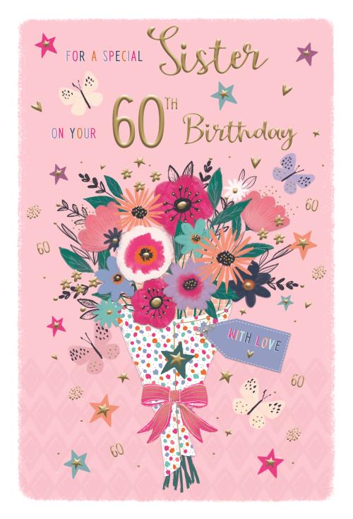 ICG Sister 60th Birthday Card