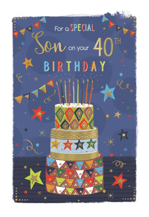 ICG Son 40th Birthday Card