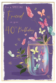 ICG Special Friend 40th Birthday Card