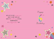 ICG Granddaughter 6th Birthday Card