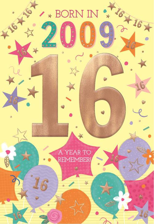 ICG 16th Birthday in 2025 Card*