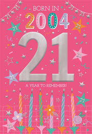 ICG 21st Birthday in 2025 Card