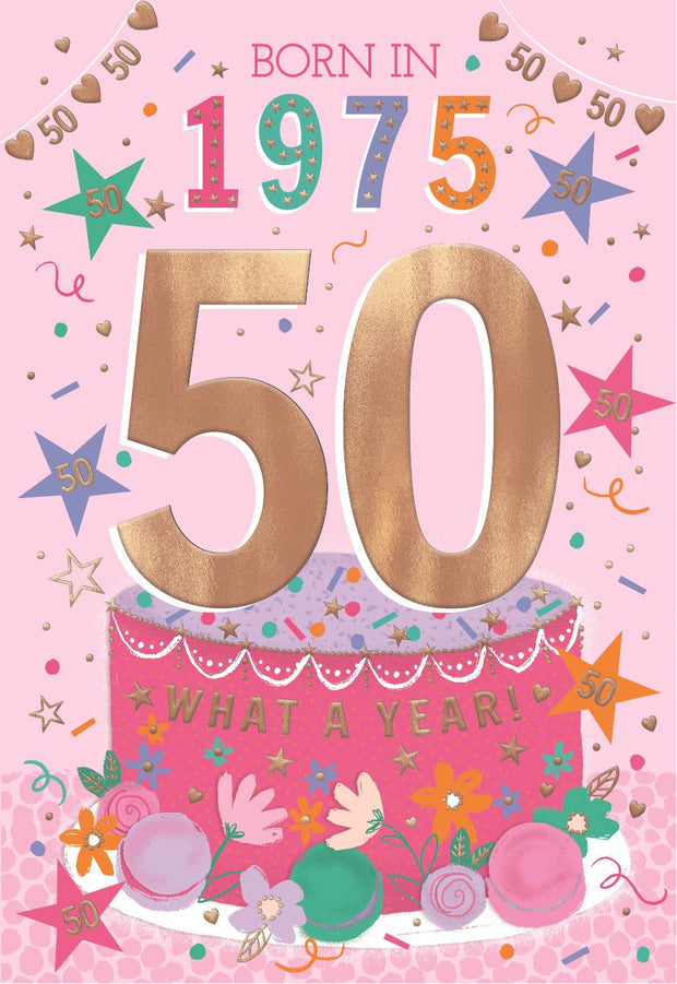 ICG 50th Birthday in 2025 Card