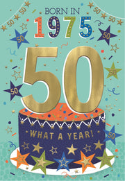 ICG 50th Birthday in 2025 Card