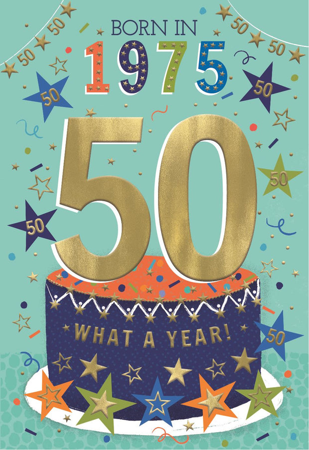 ICG 50th Birthday in 2025 Card