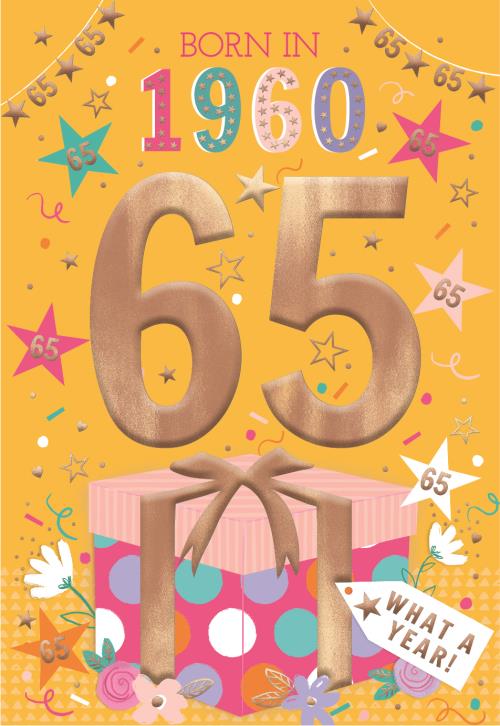 ICG 65th Birthday in 2025 Card