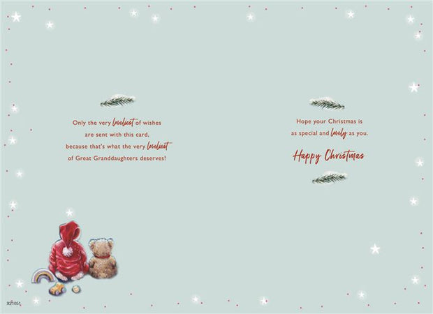ICG Great Granddaughter Christmas Card**