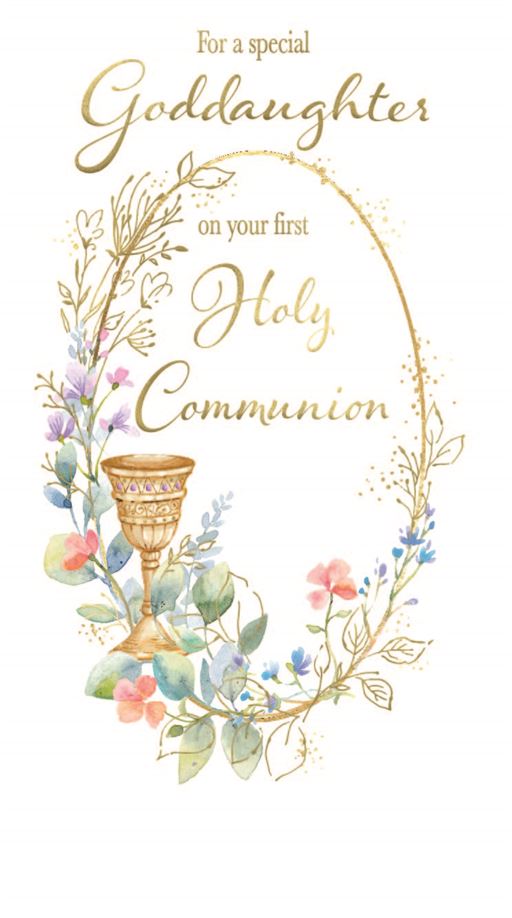 ICG Goddaughter First Holy Communion Card