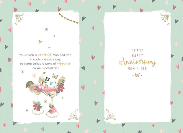 ICG Mum & Dad Anniversary Card*