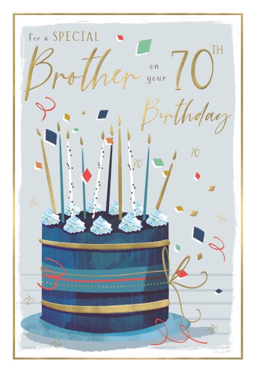 ICG Brother 70th Birthday Card*