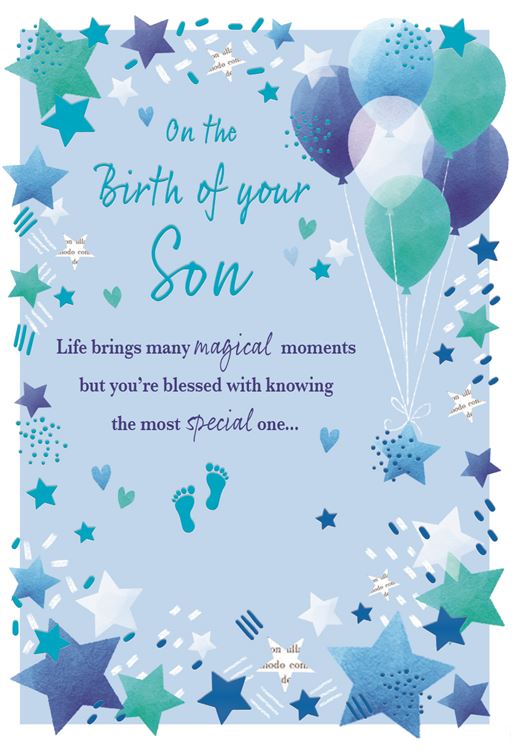 ICG New Baby Boy Card