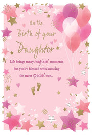 ICG New Baby Girl Card