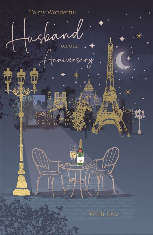 ICG Husband On Our Anniversary Card*