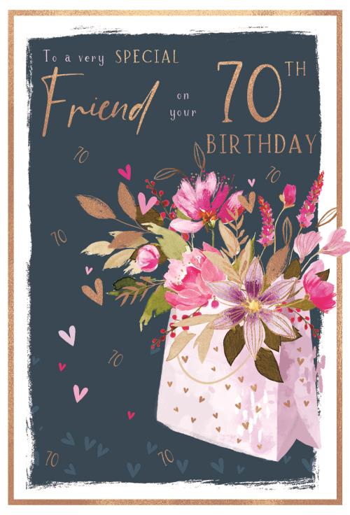 ICG Special Friend 70th Birthday Card