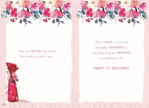 ICG Mum 75th Birthday Card