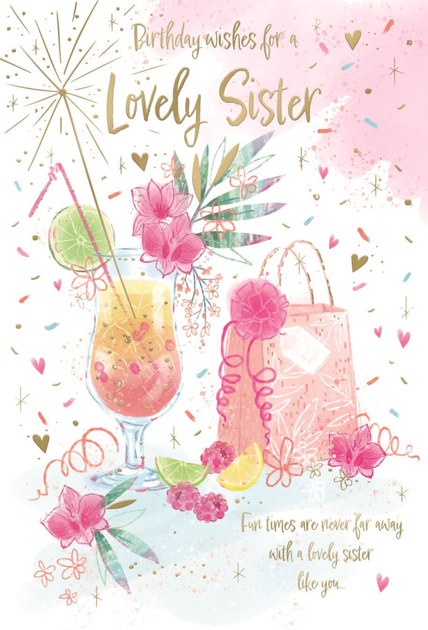 ICG Sister Cocktail Birthday Card*
