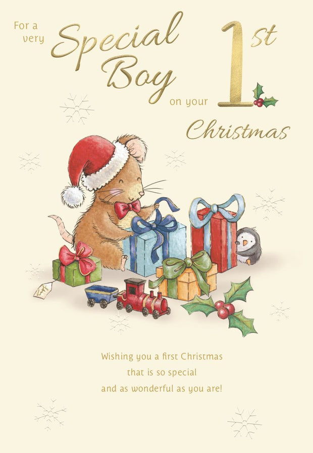 ICG Special Boy's 1st Christmas Card**