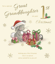ICG Great Granddaughter 1st Christmas Card**
