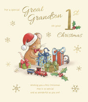 ICG Great Grandson 1st Christmas Card**