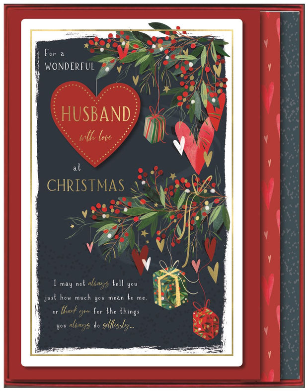ICG Husband Boxed Christmas Card**