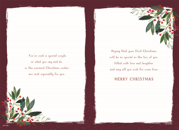 ICG First Christmas as Husband & Wife Christmas Card**