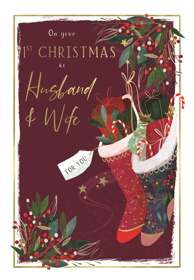 ICG First Christmas as Husband & Wife Christmas Card**