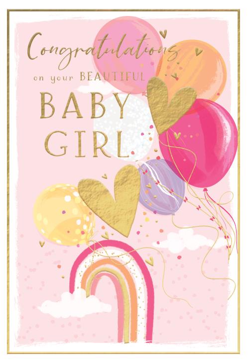 ICG Baby Girl Card*