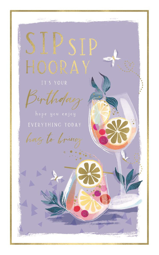 ICG Party Drinks Birthday Card*