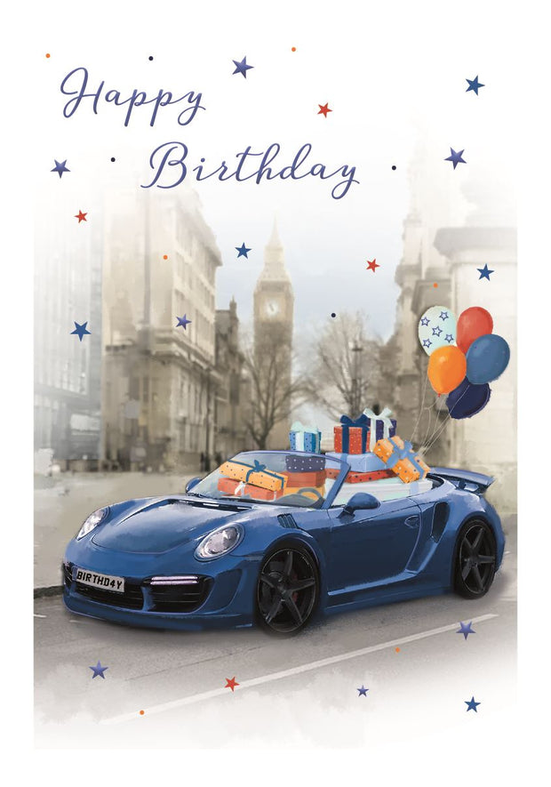 ICG Sports Car Birthday Card*