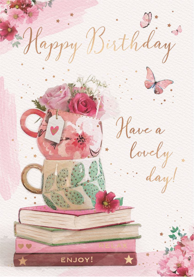 ICG Tea and Books Birthday Card*