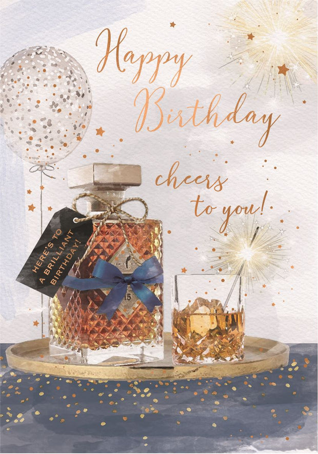 ICG Whisky Birthday Card*