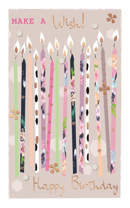 ICG Birthday Candles Birthday Card*